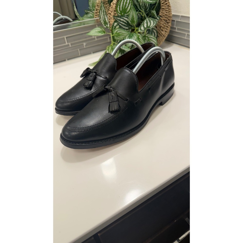 Allen Edmonds Grayson Black Leather Tassel Loafers Mens 8.5 D Dress Shoes
